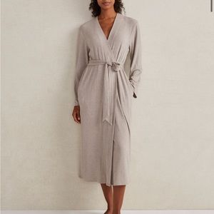 Ribbed wide modal robe